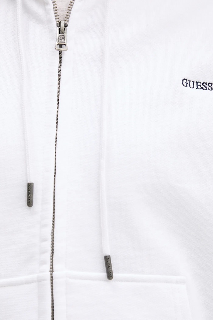 Guess Jeans pamut melegítőfelső W6RQ32.K68I4 fehér