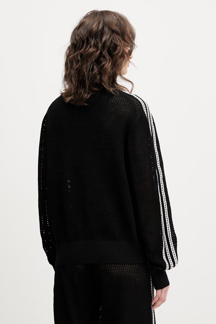 Îmbrăcăminte adidas Originals hanorac cu fermoar pentru femei KC6497 negru