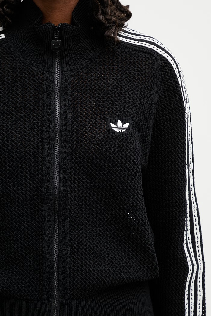 adidas Originals mikina na zips dámska čierna KC6497