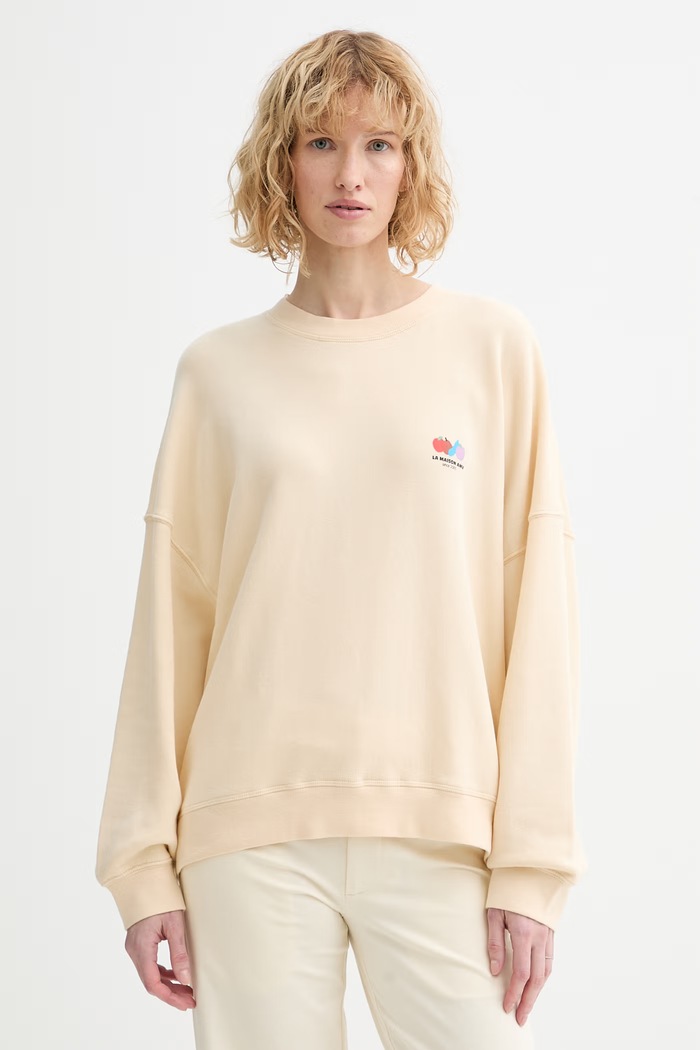 American Vintage bluză uni bej ATU03D