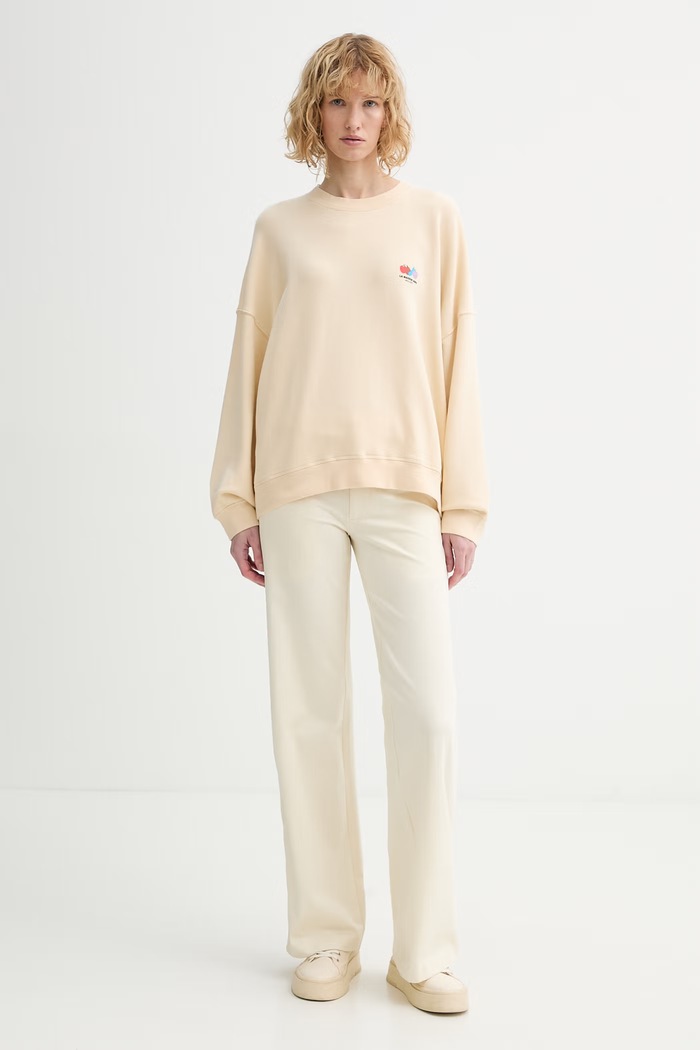 American Vintage bluză ATU03D bej SS26