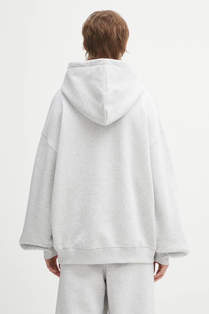 Abbigliamento Rotate felpa con cappuccio in cotone da donna 1153321473 grigio