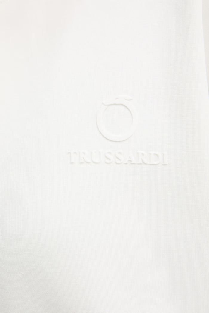 Trussardi mikina dámská bavlněná G8556000234N béžová