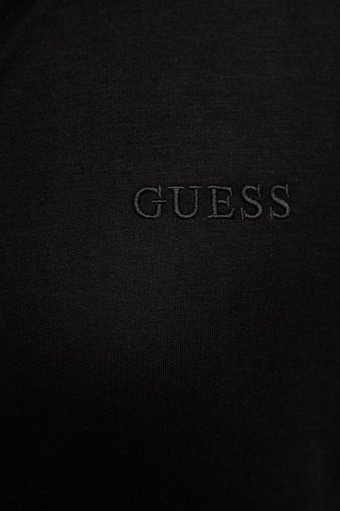 Guess μπλούζα με κουκούλα Γυναικεία JUNIE O6GQ01.KCQP2 μαύρο