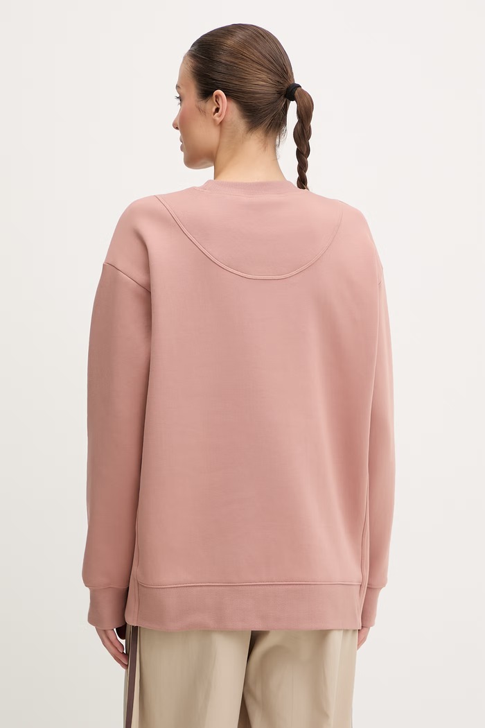 Îmbrăcăminte adidas by Stella McCartney hanorac pentru femei, din bumbac KC1822 maro