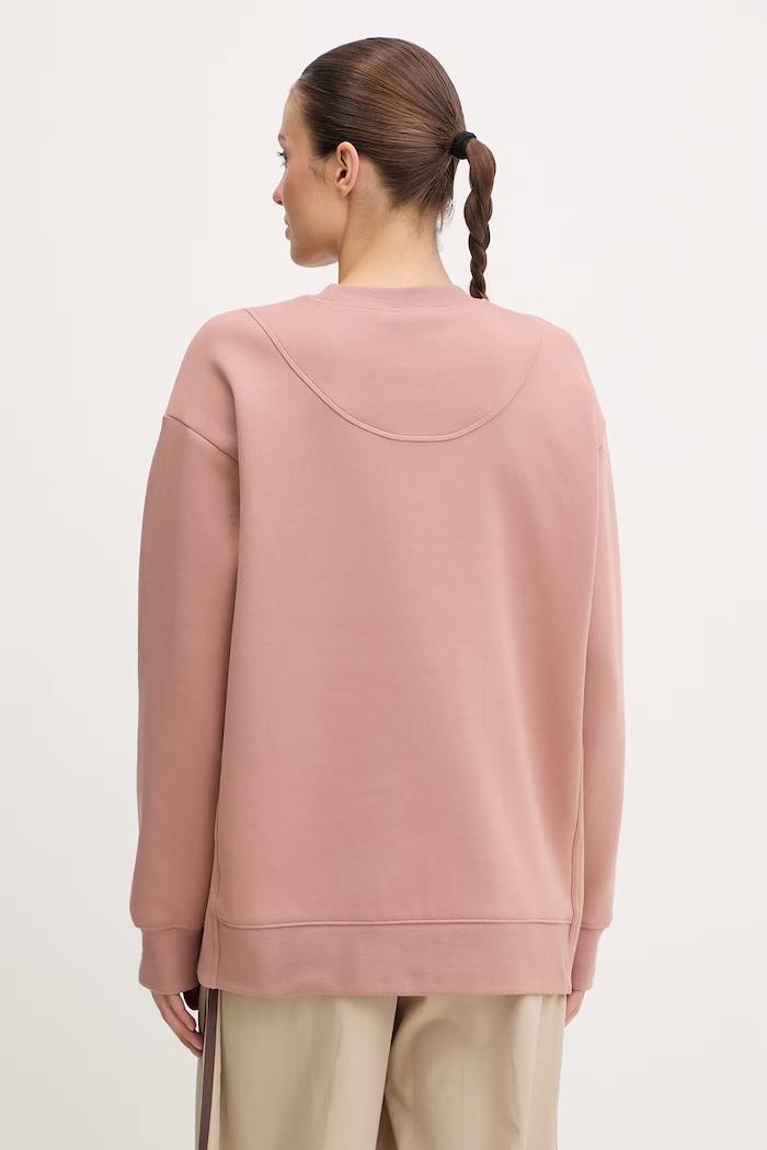 Îmbrăcăminte adidas by Stella McCartney hanorac pentru femei, din bumbac KC1822 maro