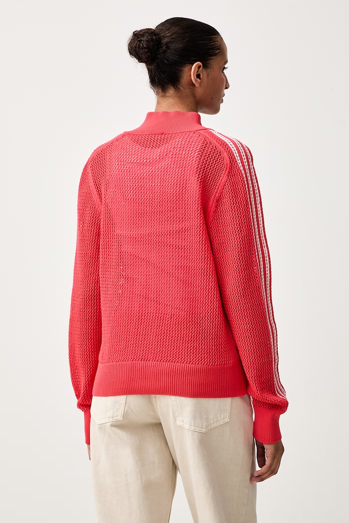 Одежда adidas Originals кофта на застёжке для женщин KC6495 красный