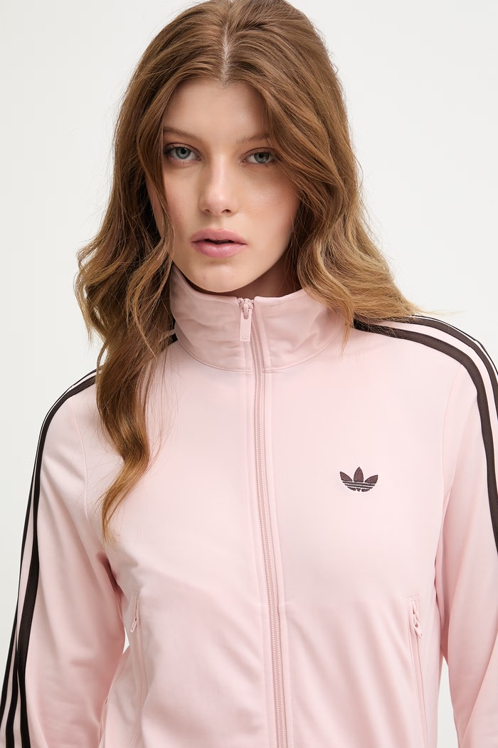 adidas Originals μπλούζα με κουμπιά Γυναικεία ροζ KC6573