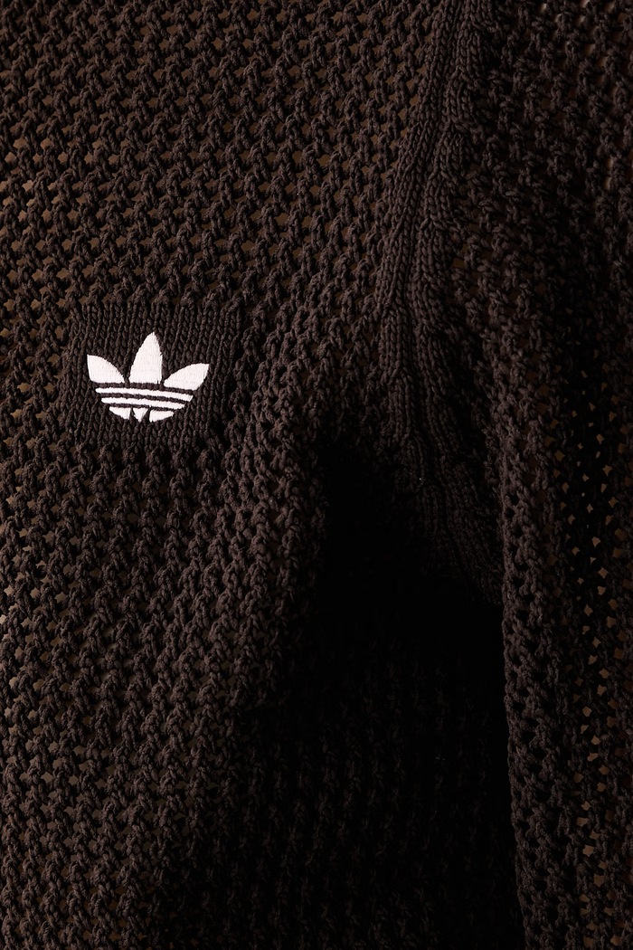 adidas Originals kardigan damski ażurowy KE0202 brązowy