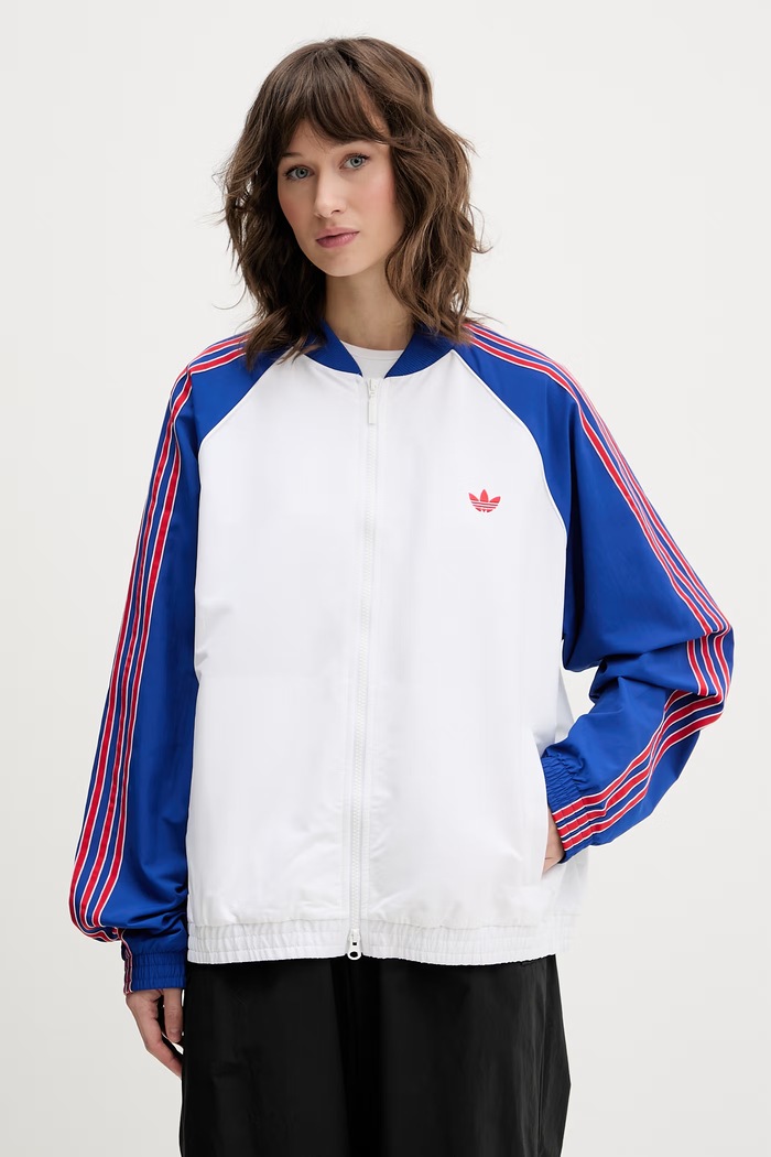 adidas Originals mikina na zips dámska biela KE2413