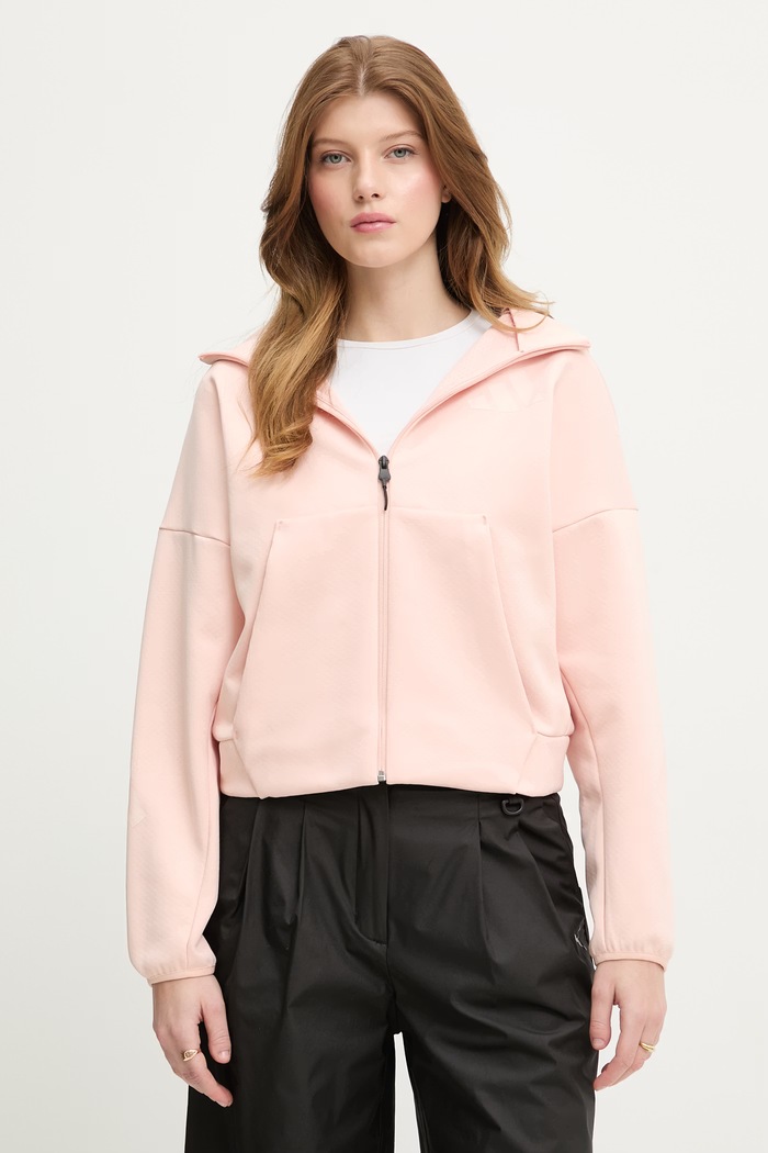 adidas bluza rozpinana z kapturem damska x Z.N.E pomarańczowy KE4750