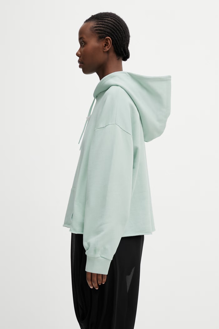 MM6 Maison Margiela bluza damska bawełniana S52GU0235.M25025.544 turkusowy SS26