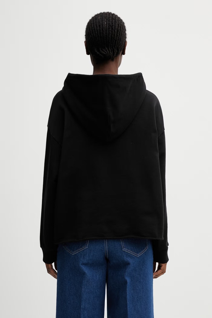 Odzież MM6 Maison Margiela bluza z kapturem damska bawełniana S52GU0235.M25025.900 czarny