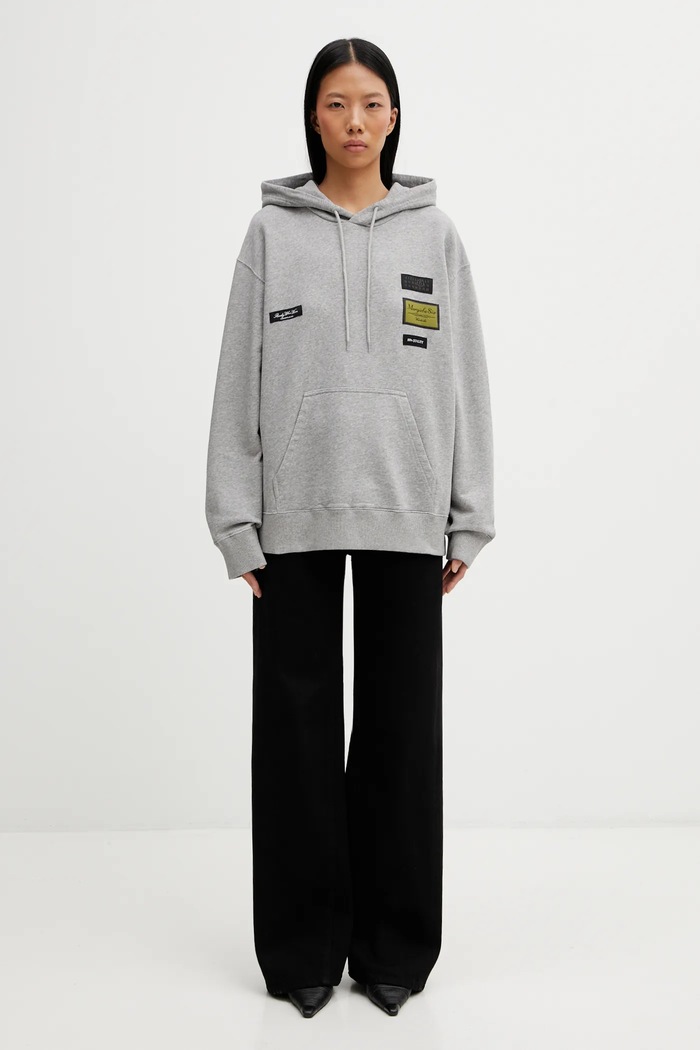 Bavlnená mikina MM6 Maison Margiela S52GU0255.M25025.853M sivá