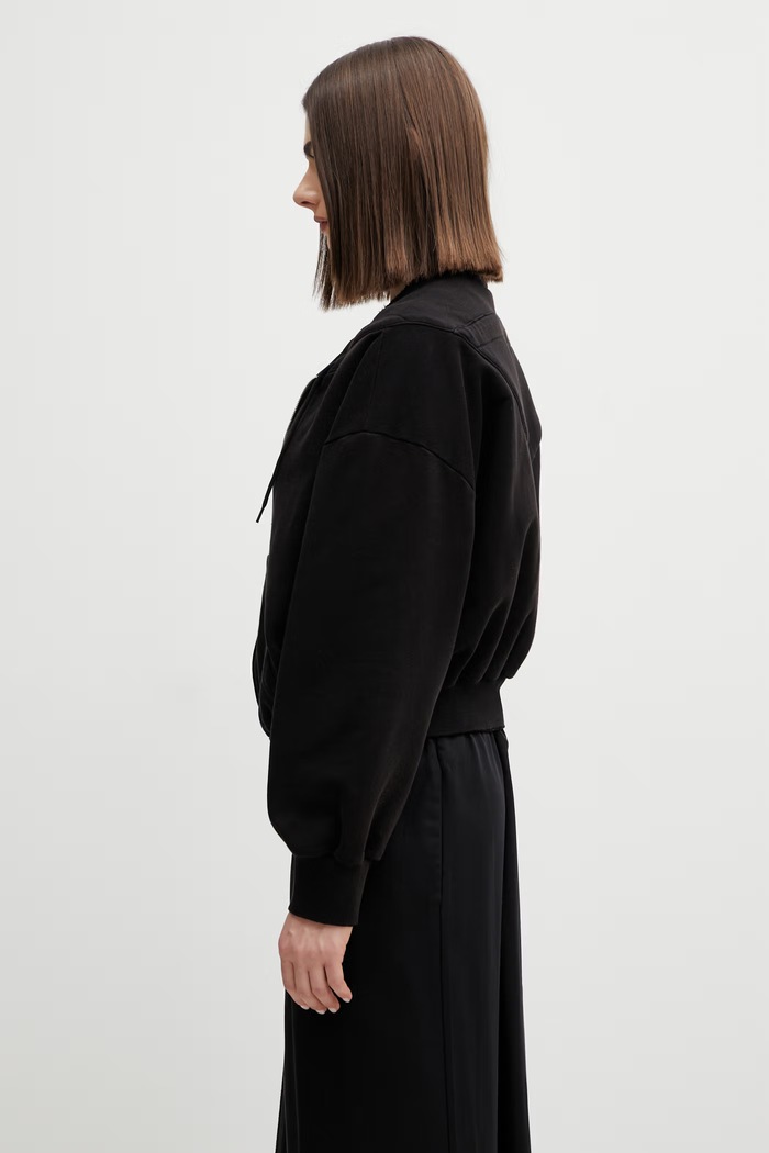 MM6 Maison Margiela bluza bawełniana S52HG0041.M25014.900 czarny SS26