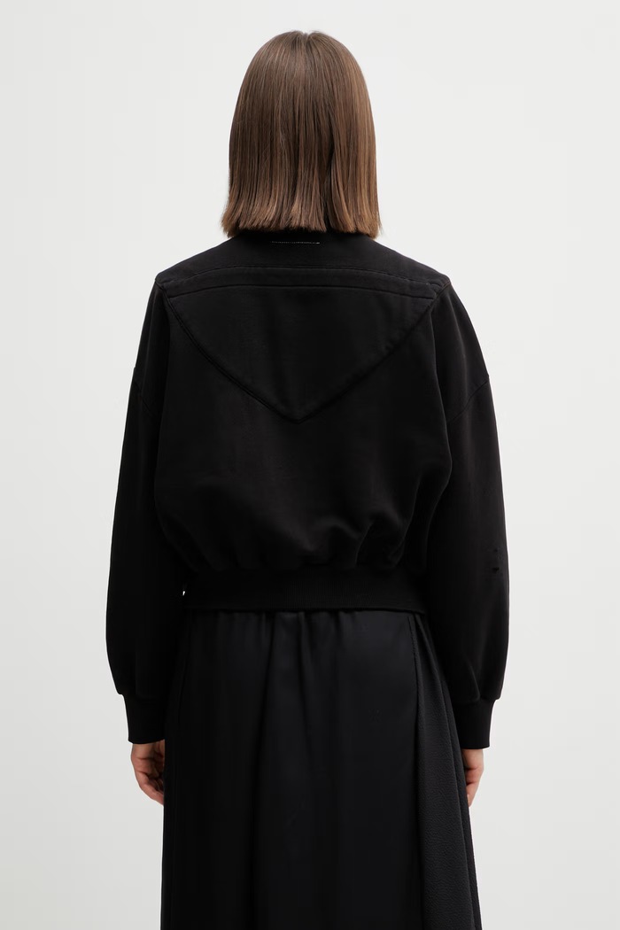 Clothing MM6 Maison Margiela cotton sweatshirt S52HG0041.M25014.900 black