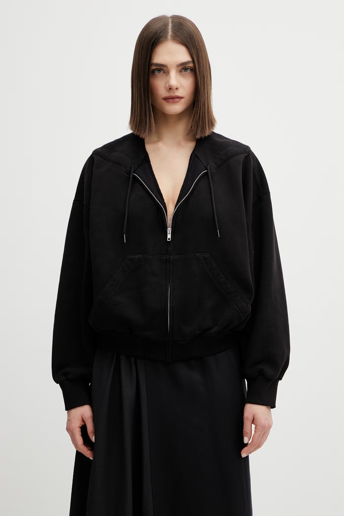 MM6 Maison Margiela cotton sweatshirt black S52HG0041.M25014.900