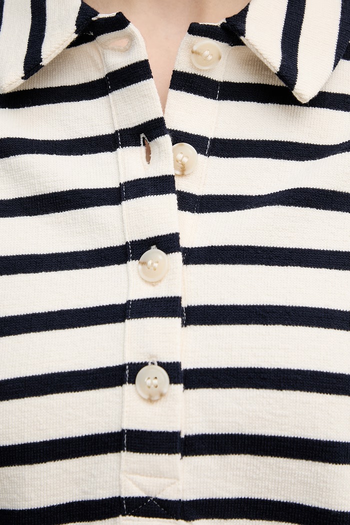 United Colors of Benetton longsleeve pentru femei, din bumbac 3PNUD3018 bej
