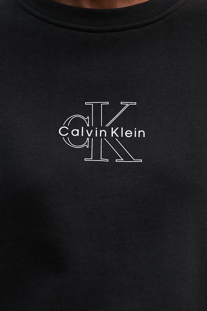 Calvin Klein Jeans mikina dámska bavlnená LV047F838G čierna