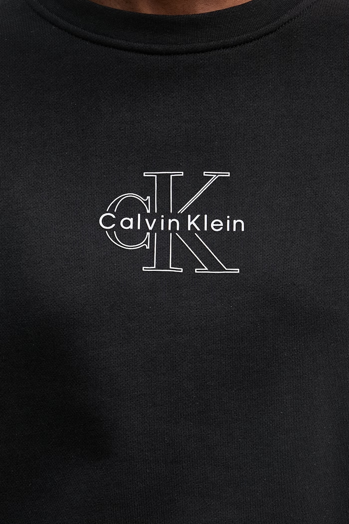 Calvin Klein Jeans mikina dámska bavlnená LV047F838G čierna