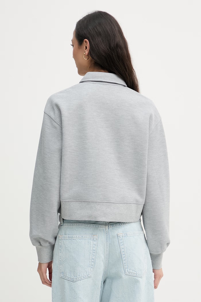 Oblečenie Calvin Klein Jeans mikina dámska LV047F237G sivá