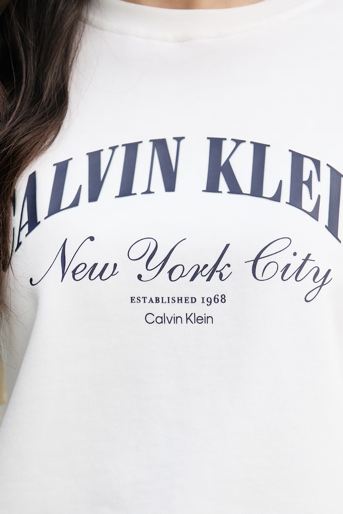 Calvin Klein Jeans mikina dámska bavlnená LV047F818G béžová