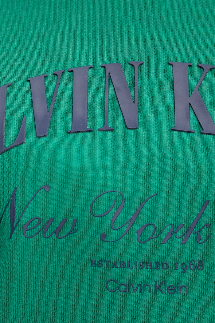 Calvin Klein Jeans mikina dámska bavlnená LV047F818G zelená