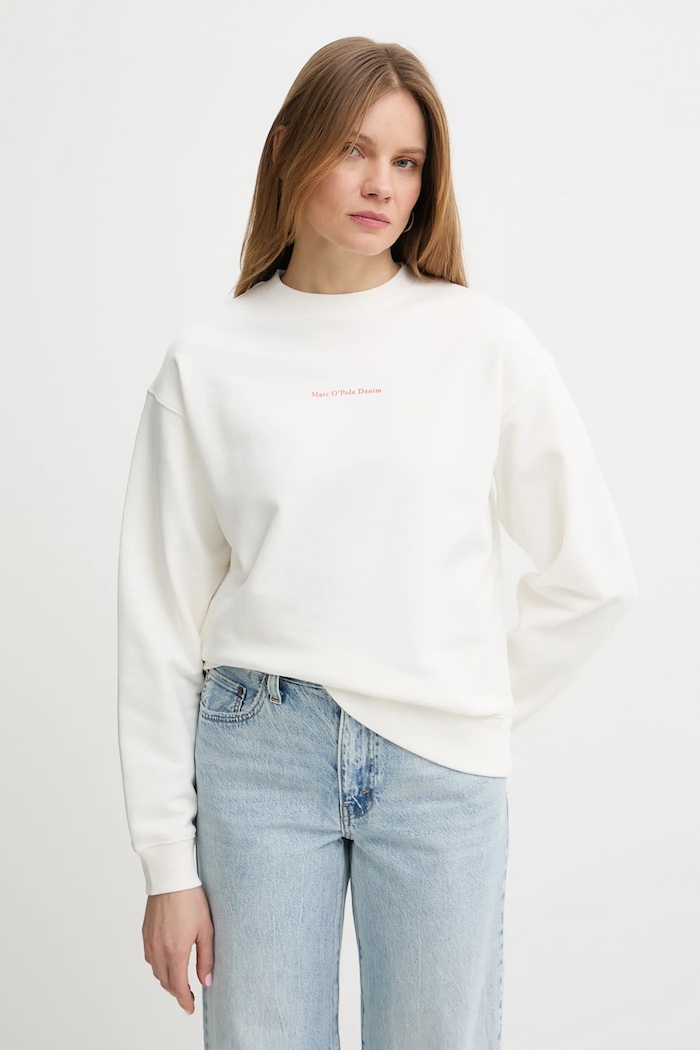 Odzież Marc O'Polo bluza bawełniana 5000010957 beżowy