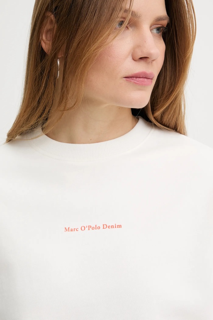 Marc O'Polo bluza bawełniana beżowy 5000010957