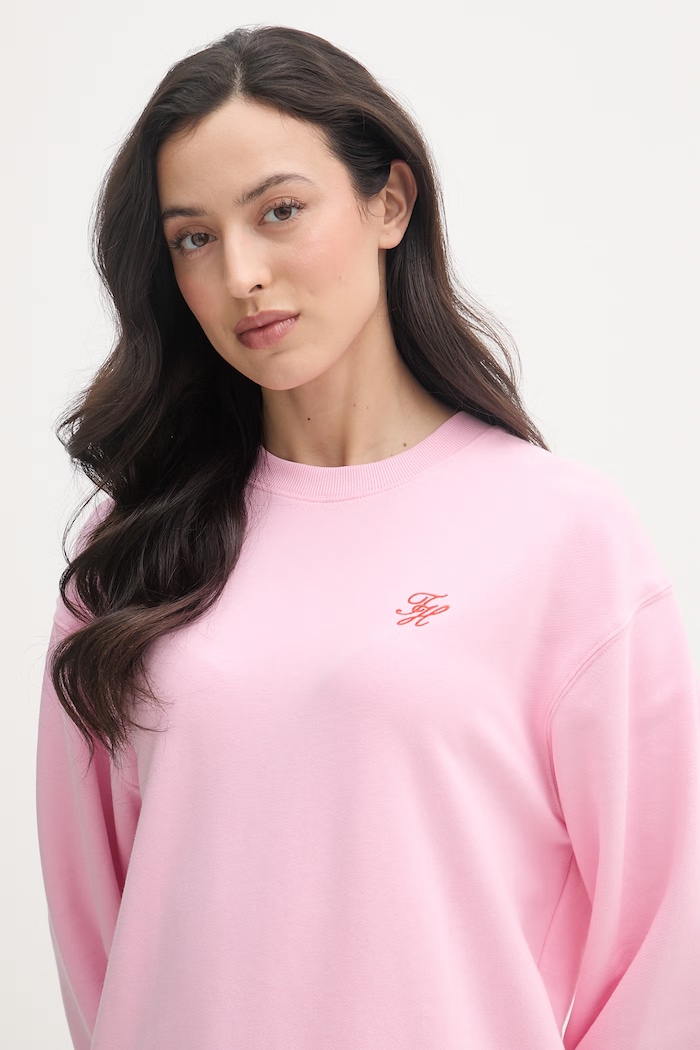 Tommy Hilfiger mikina dámska ružová WW0WW48724