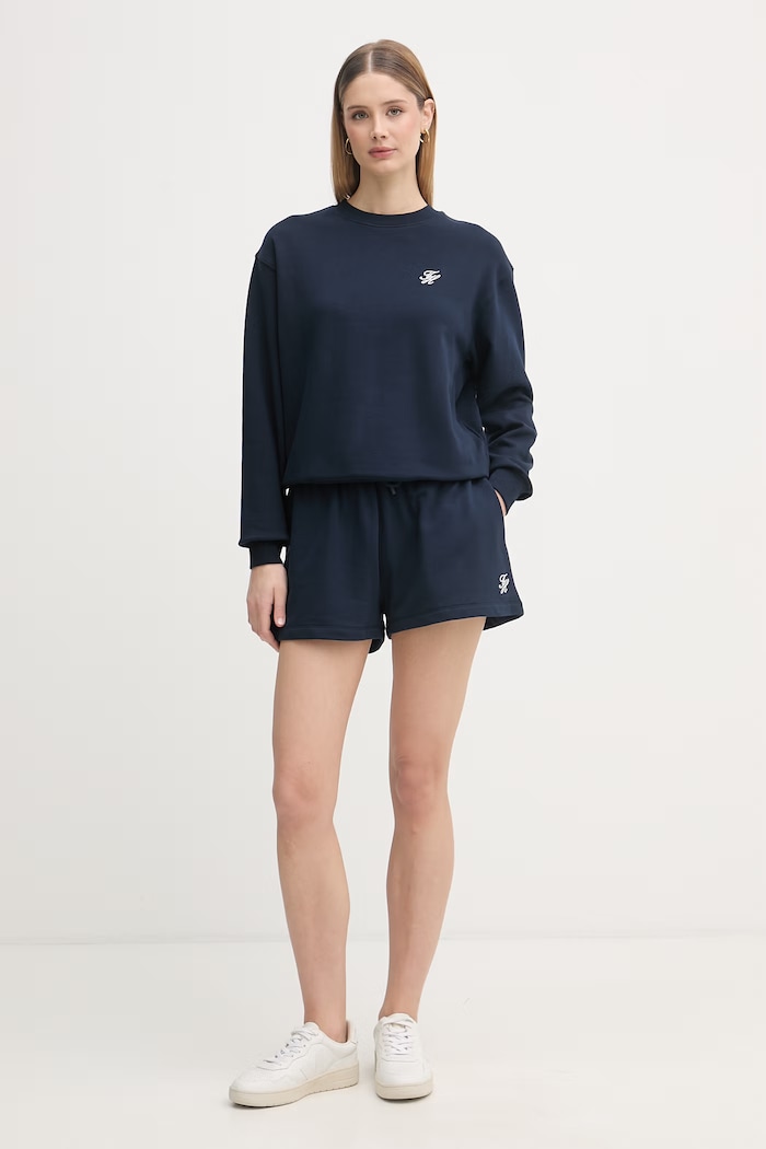 Tommy Hilfiger mikina dámska WW0WW48724 tmavomodrá SS26