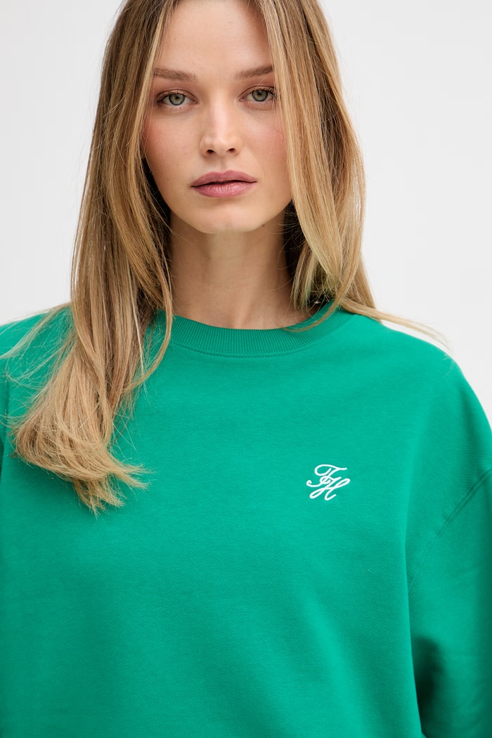 Tommy Hilfiger hanorac pentru femei verde WW0WW48724