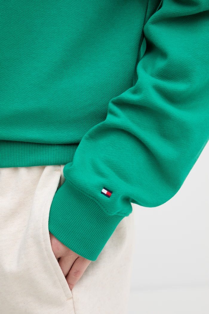 Tommy Hilfiger hanorac pentru femei WW0WW48724 verde