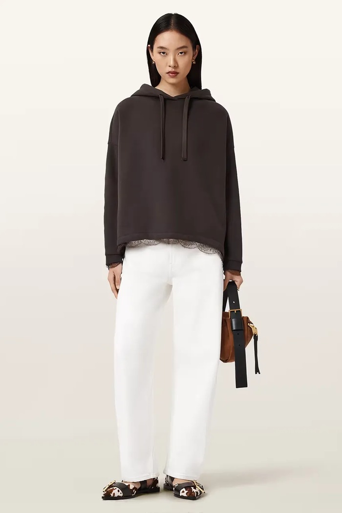 Abbigliamento AllSaints felpa NIA W027JE marrone