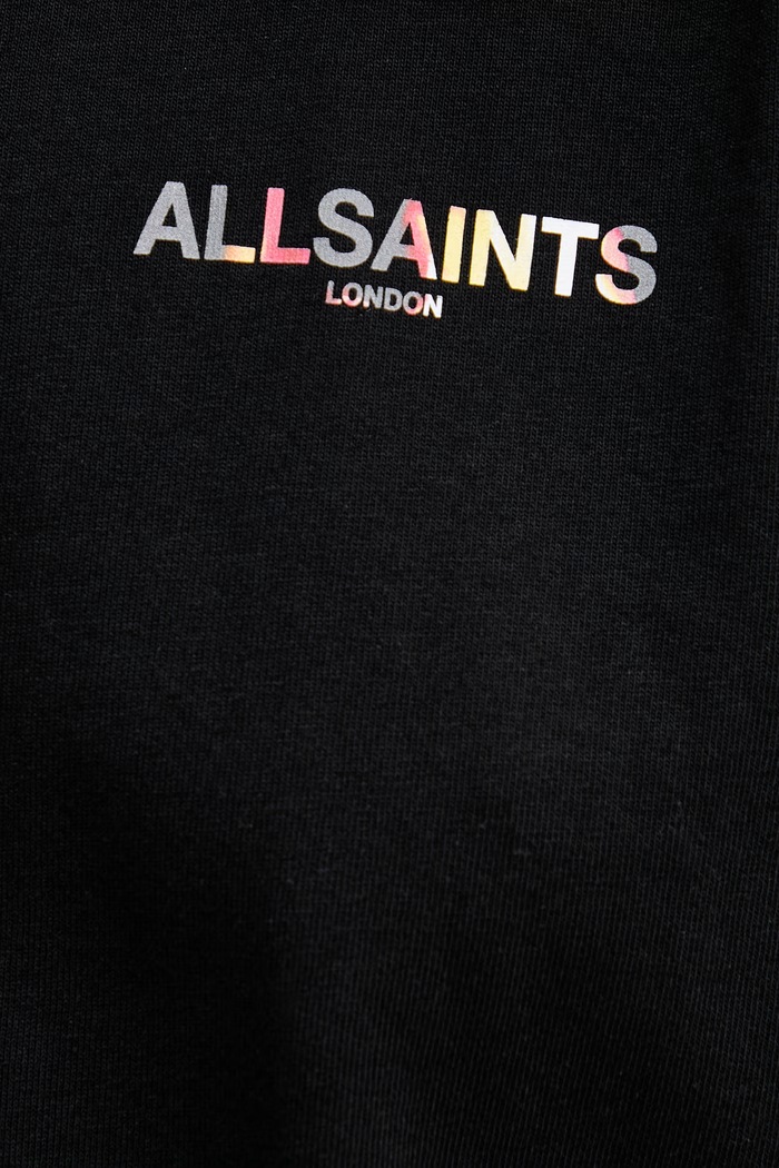 Bombažna kratka majica AllSaints BLAZE W032JE črna