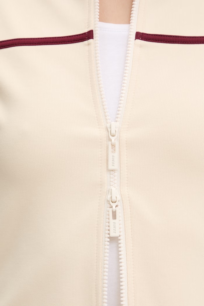 Guess Γυναικεία μπλούζα με κουμπιά JASMINE V6GQ04.K2911 μπεζ