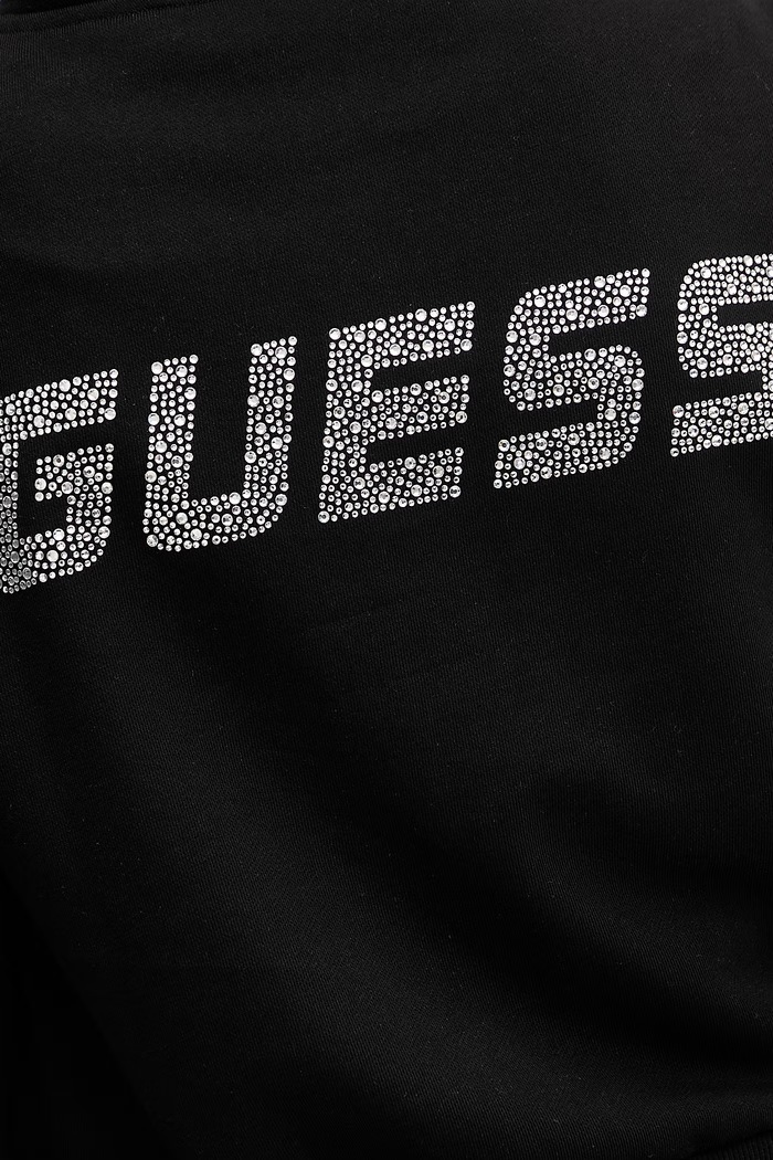 Guess dámska mikina na zips SILVY V6GQ15.K3093 čierna