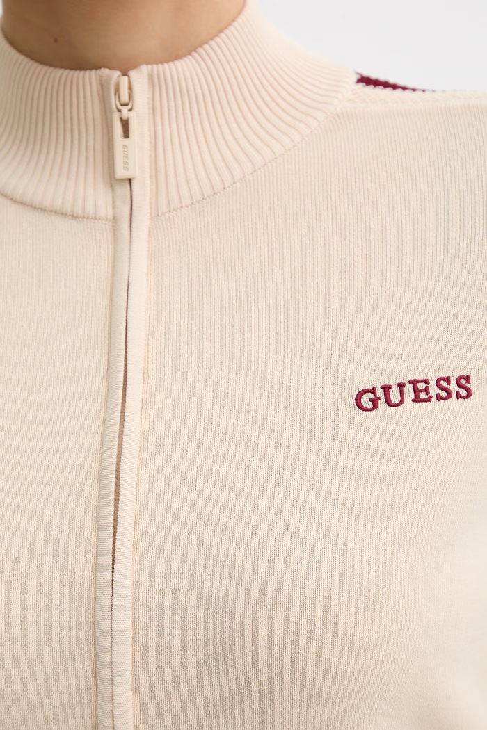 Guess μπλούζα με κουμπιά Γυναικεία GABRY V6GR12.Z0752 μπεζ