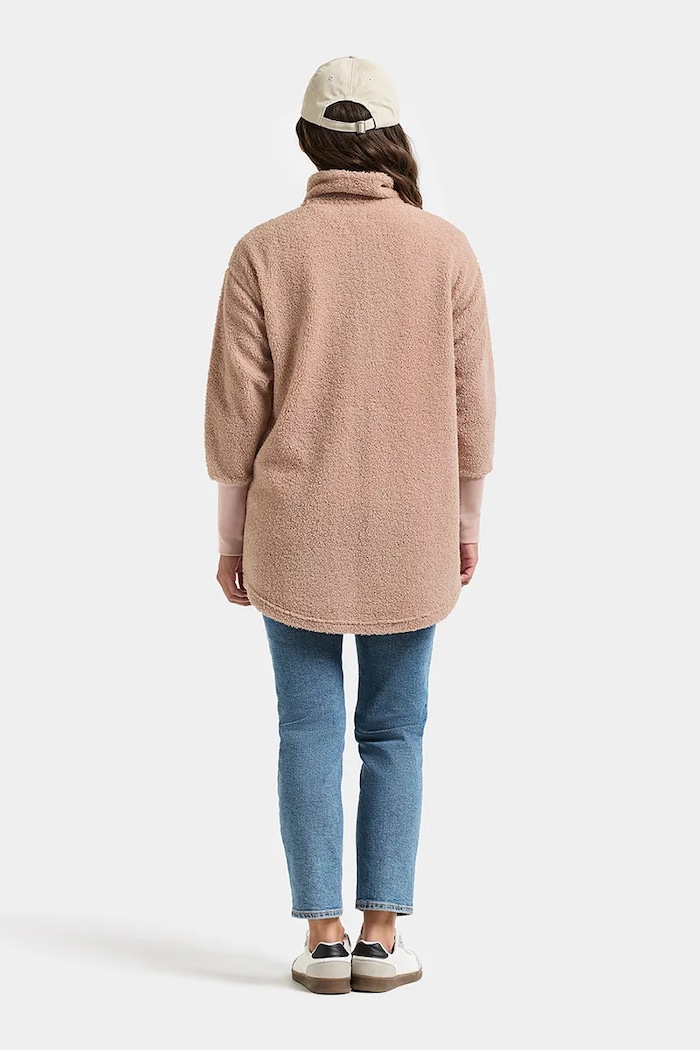 Îmbrăcăminte Didriksons hanorac fleece TOLA 506184 portocaliu