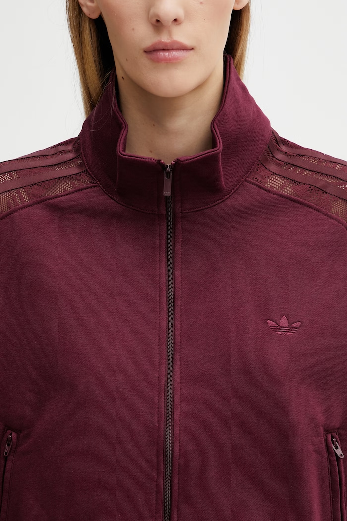 adidas Originals sweatshirt FIREBIRD LACETT maroon KC6451