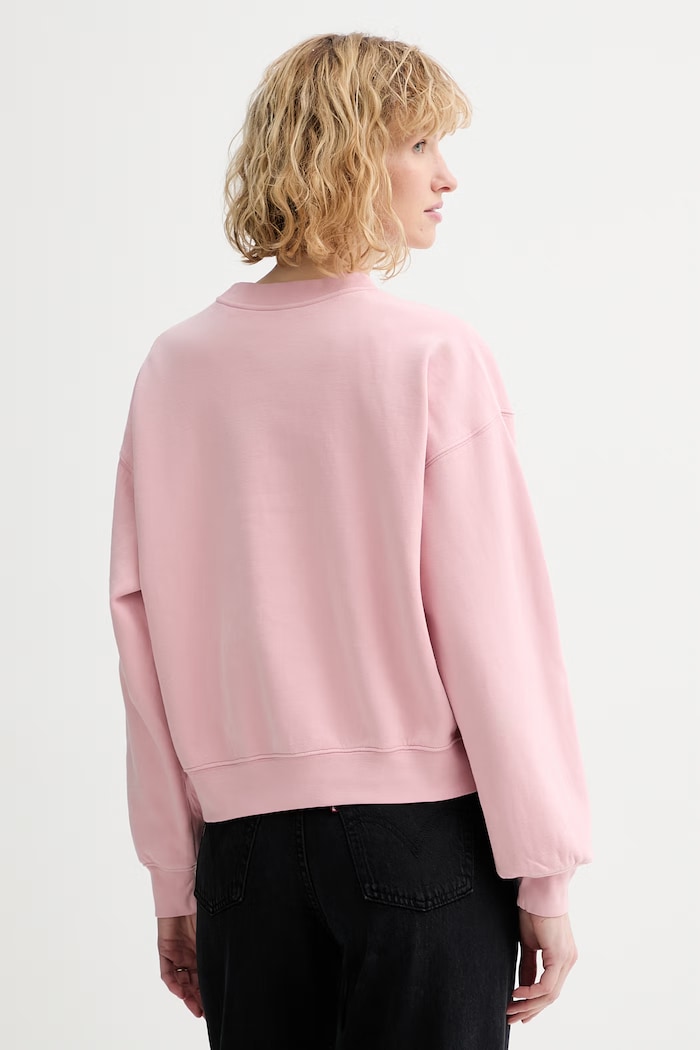 Îmbrăcăminte Levi's bluză GR VINTAGE BOXY CREW 005OZ roz