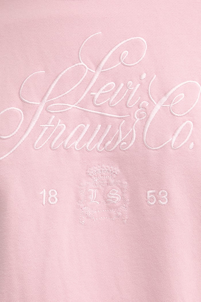 Levi's bluză GR VINTAGE BOXY CREW 005OZ roz