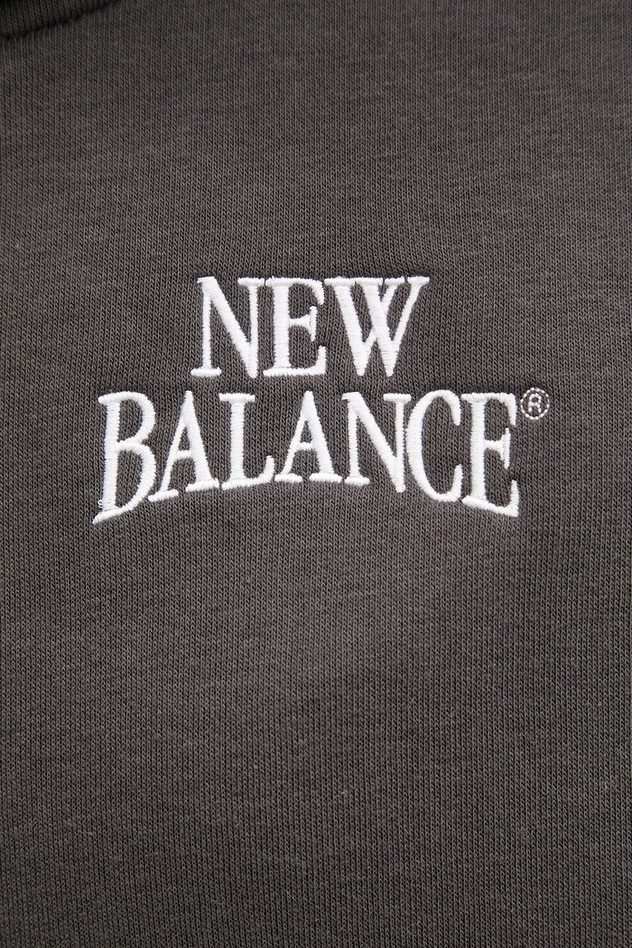 New Balance női kapucnis melegítőfelső Fleece Full Zip WJ61W2EEABR szürke