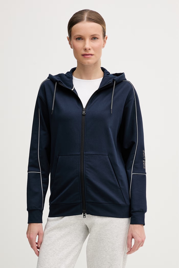 BOGNER Fire+Ice bluza z kapturem damska ENIA4 granatowy 84873697