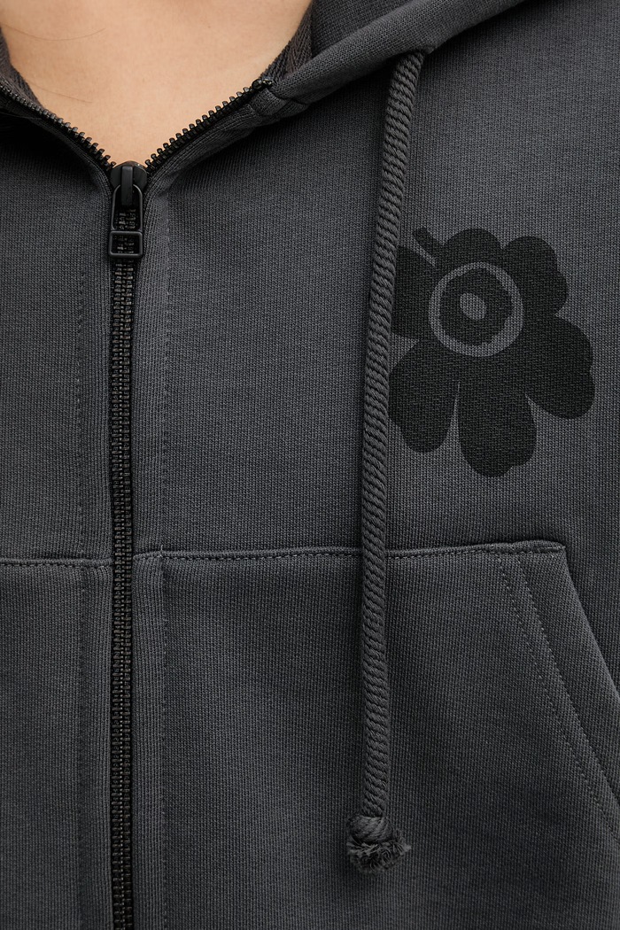 Marimekko hanorac cu glugă pentru femei, din bumbac 095060 gri