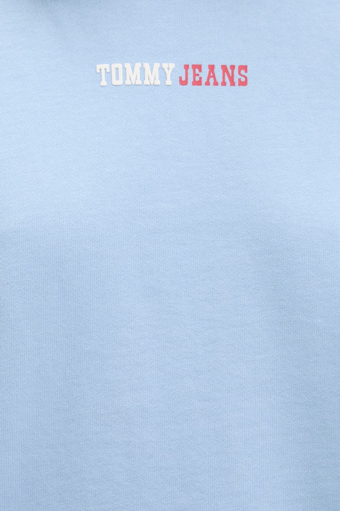 Tommy Jeans mikina dámska bavlnená DW0DW22362 modrá