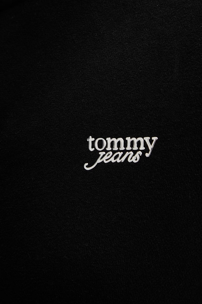 Tommy Jeans mikina dámska bavlnená DW0DW22580 čierna