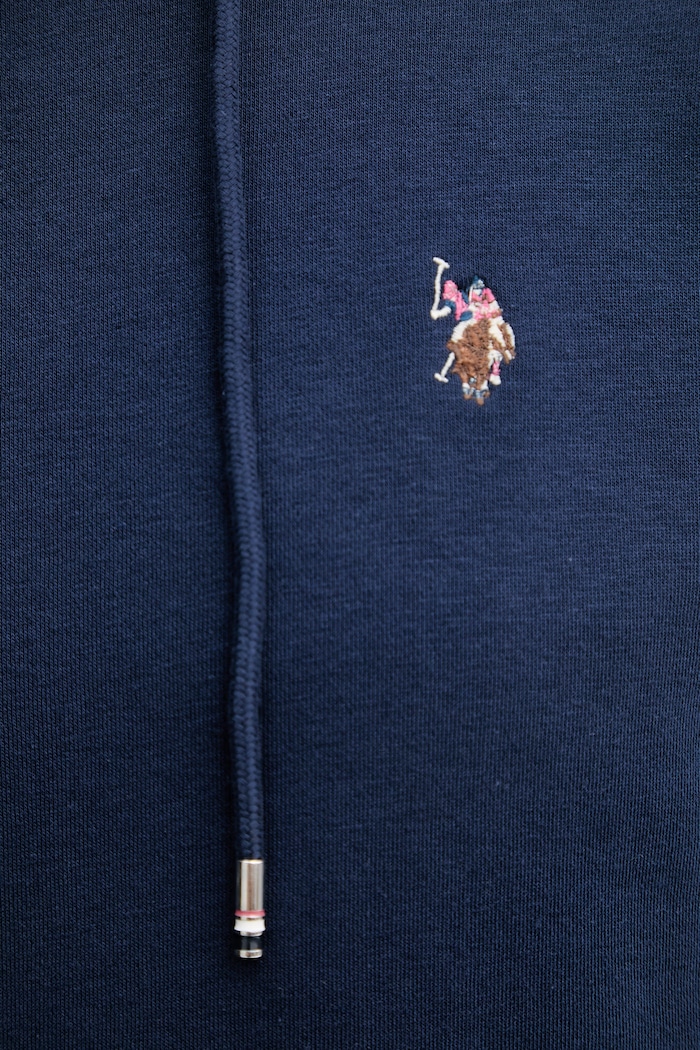 U.S. Polo Assn. Hanorac cu glugă pentru femei DHM WUP2279 bleumarin