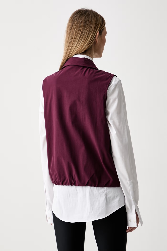 Odzież adidas Originals bezrękawnik damski z bawełną KY5184 bordowy