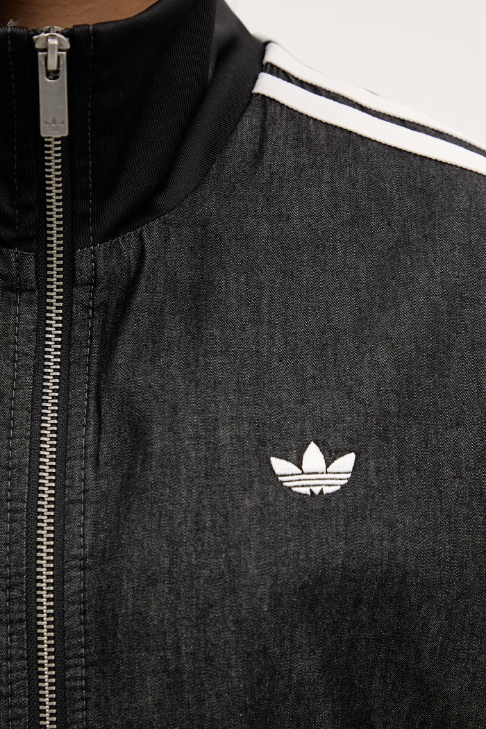 adidas Originals bluza rozpinana damska bawełniana KW8758 czarny